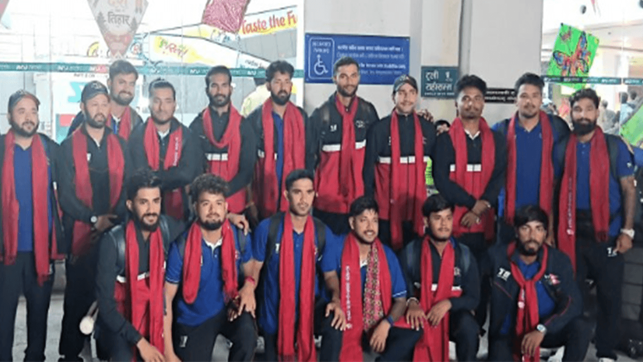 आईसीसी विश्वकप लिग-२ को अन्तिम शृङ्खला खेलेर नेपाली टोली स्वदेश फर्कियो