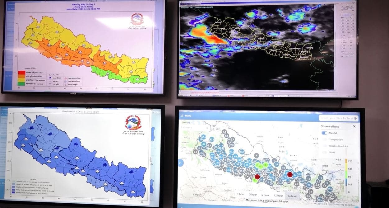 मनसुन थप सक्रिय हुने, मौसम विभागले दियो यस्तो चेतावनी