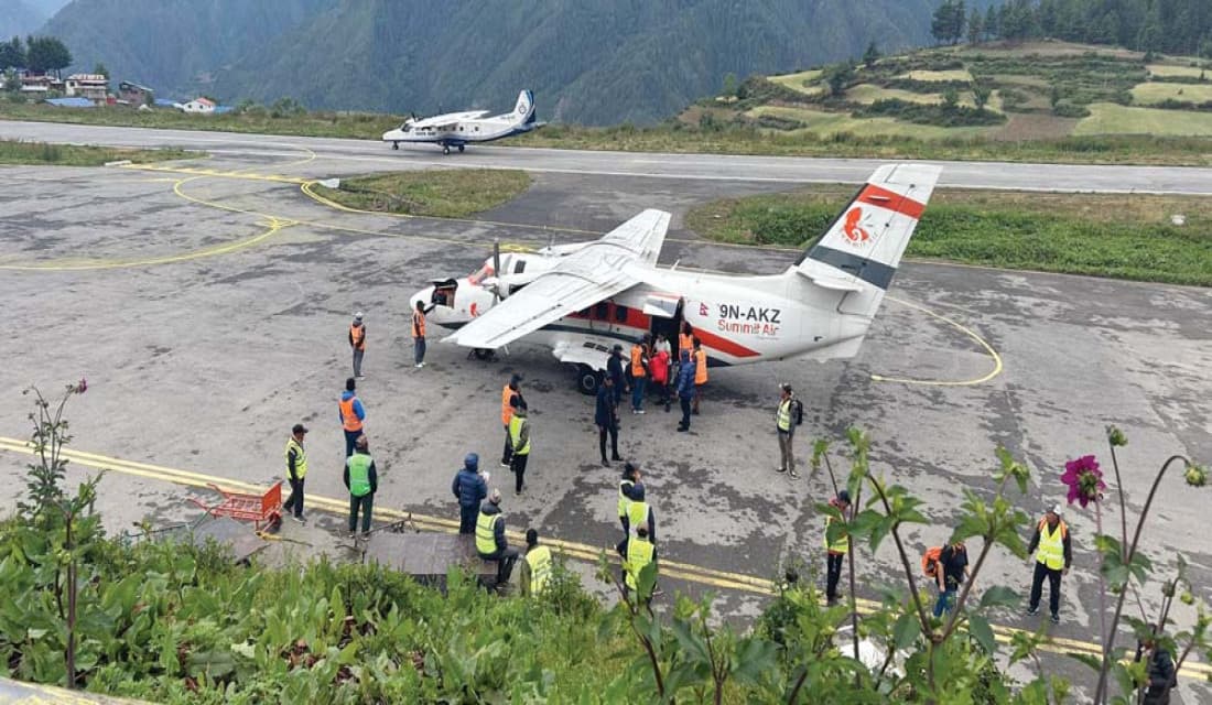 सिमकोट विमानस्थलमा एकैदिन एक सय सत्तरी उडान