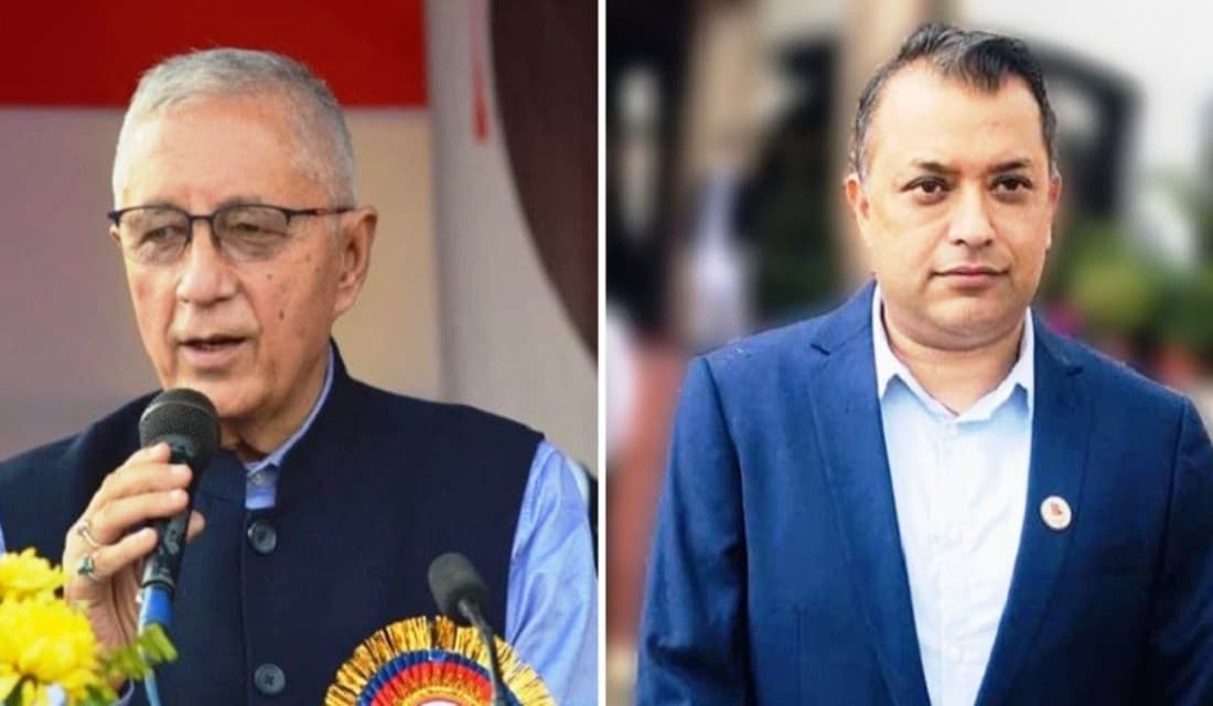 सभापति थापा र नेता डा कोइरालाबिच भेटवार्ता