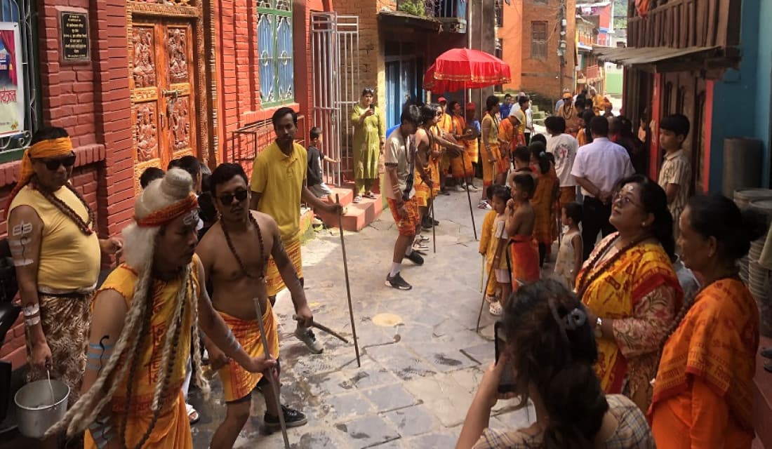 बागलुङमा तीन सय वर्ष पुरानो भदौरे नाचको निरन्तरता