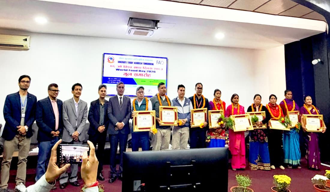 नेपालको कृषि रूपान्तरणको चरणमाः कृषि विज्ञ