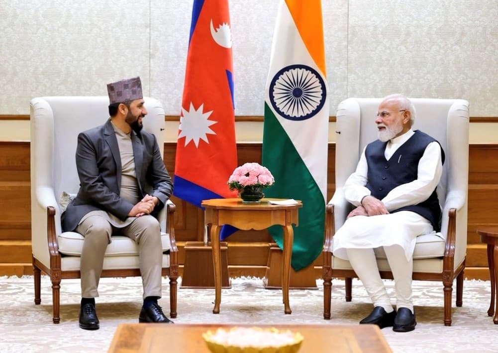रास्वपा अध्यक्ष लामिछाने र भारतका प्रधानमन्त्री मोदीको भेट, मोदीले भने, ‘नेबरहुड फर्स्ट’