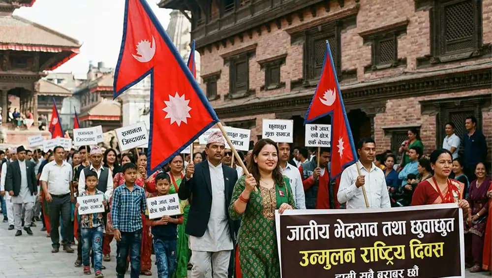 आज जातीय भेदभाव तथा छुवाछुत उन्मुलन राष्ट्रिय दिवस मनाइदै