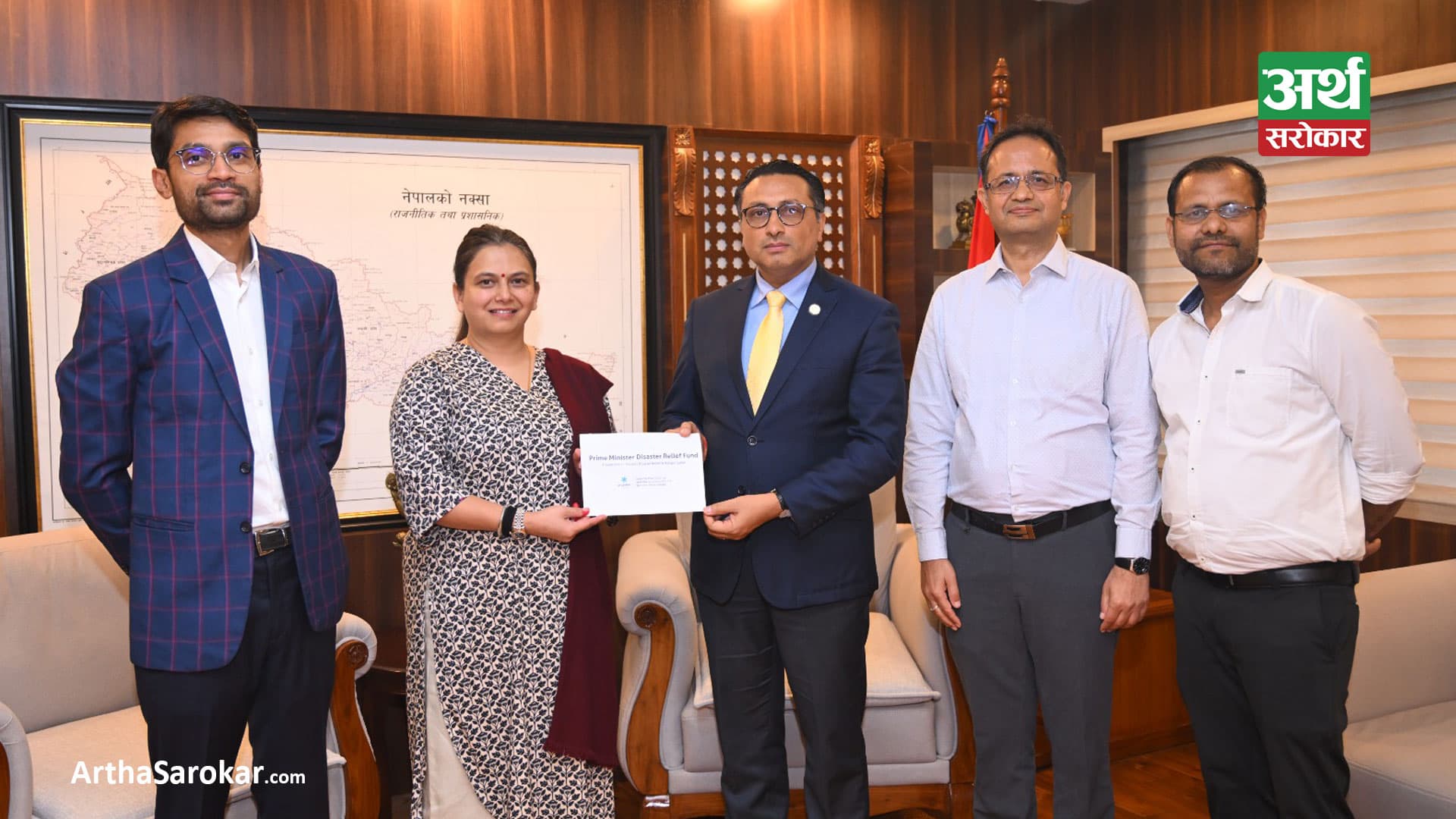 बाढीपीडितको राहत तथा पुनर्स्थापनाका लागि शंकर ग्रुपद्वारा ४ करोड सहयोग