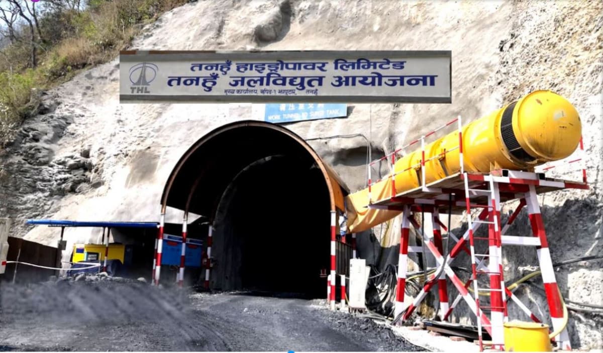 तनहुँ जलविद्युत् आयोजनाको बाँध निर्माणमा ६२ प्रतिशत प्रगति, आठ वटा ग्राउटिङ टनेल निर्माण