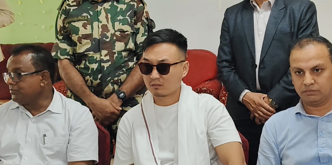 गृहमन्त्री गुरुङ सैनिक अस्पताल भर्ना