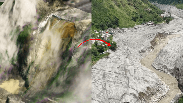 हिम-चट्टान खसेपछि कसरी निम्तियो महाविपत्ति ? चिनियाँ वैज्ञानिकले पत्ता लगाए यसको भित्री कारण