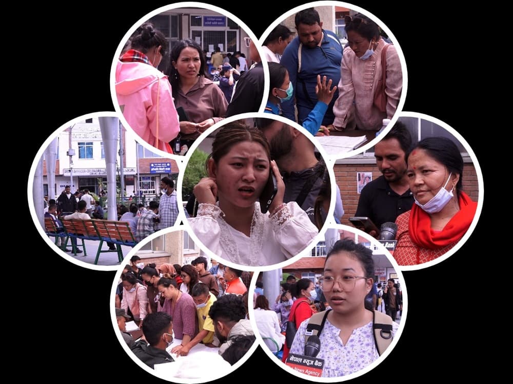 आफन्तको खोजीमा अस्पताल धाउँदै बाढी प्रभावित, परिवारजनको एउटै प्रश्न छ- ‘हाम्रा आफन्त कहाँ छन् ?’