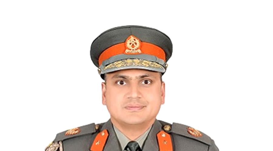 अञ्जनी कुमार पोखरेल सशस्त्रको एआईजीमा बढुवा