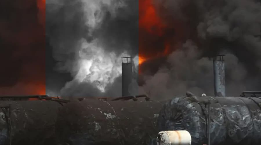 इरानमा बसले इन्धन ट्यांकरलाई ठक्कर दिँदा विस्फोट, ११ जनाको मृत्यु