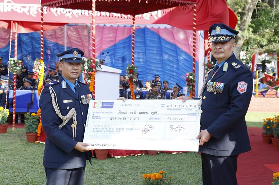 असइको ११३औं समूहले स्थापना गर्यो १० लाखको अक्षयकोष