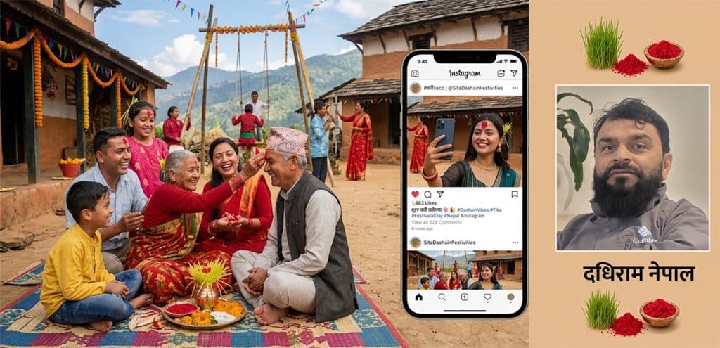दसैं सामाजिक सञ्जाल : खुसी बाँड्ने कि प्रतिष्ठाको प्रतिस्पर्धा गर्ने ?