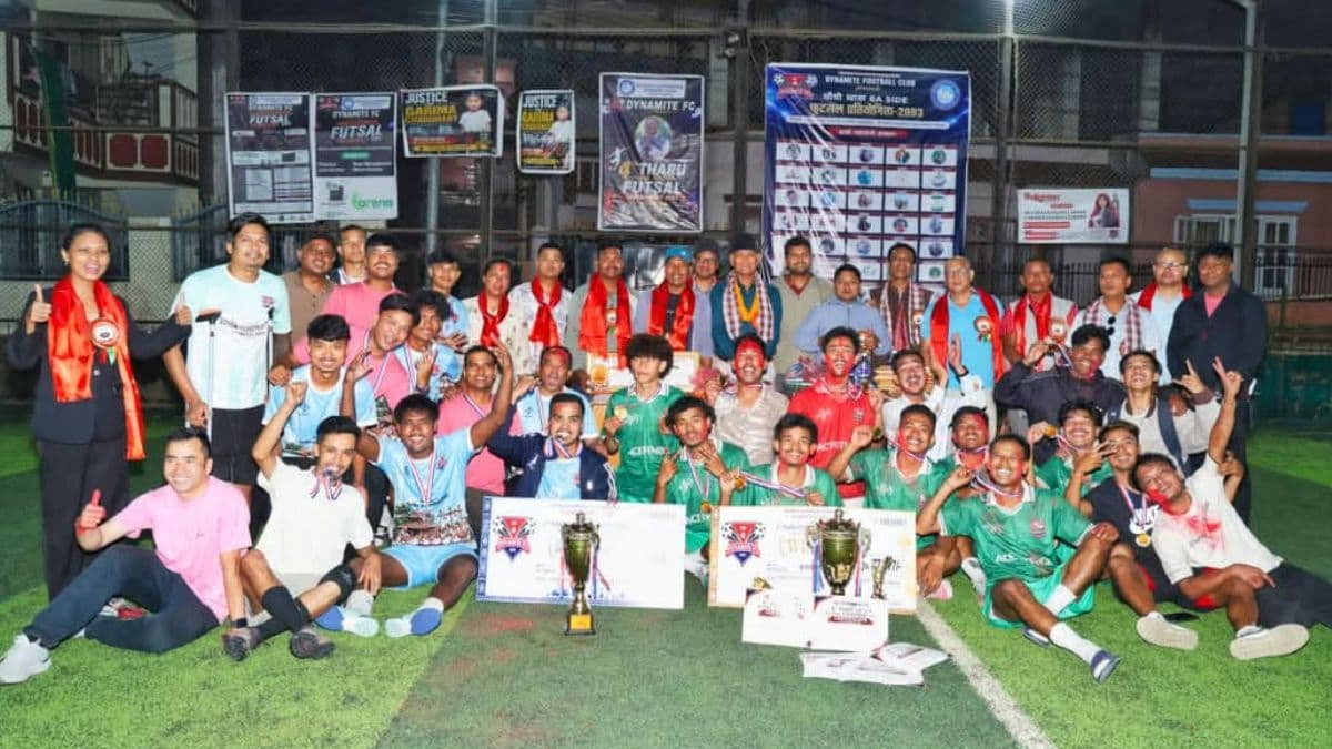 चौथो थारु फुटसल प्रतियोगिताको उपाधी एओएफ युनाईटेड(बारा)ले उचाल्यो