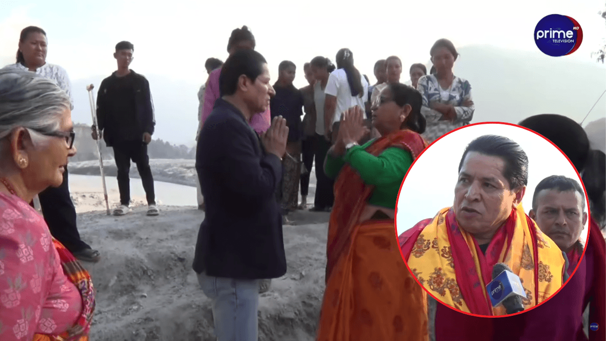 दशैँमा पीडितको आँसु पुछ्न व्यस्त ऋषि धमला