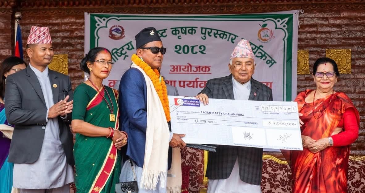 विदेशबाट फर्किपछि विजयकुमार बने उत्कृष्ट कृषक