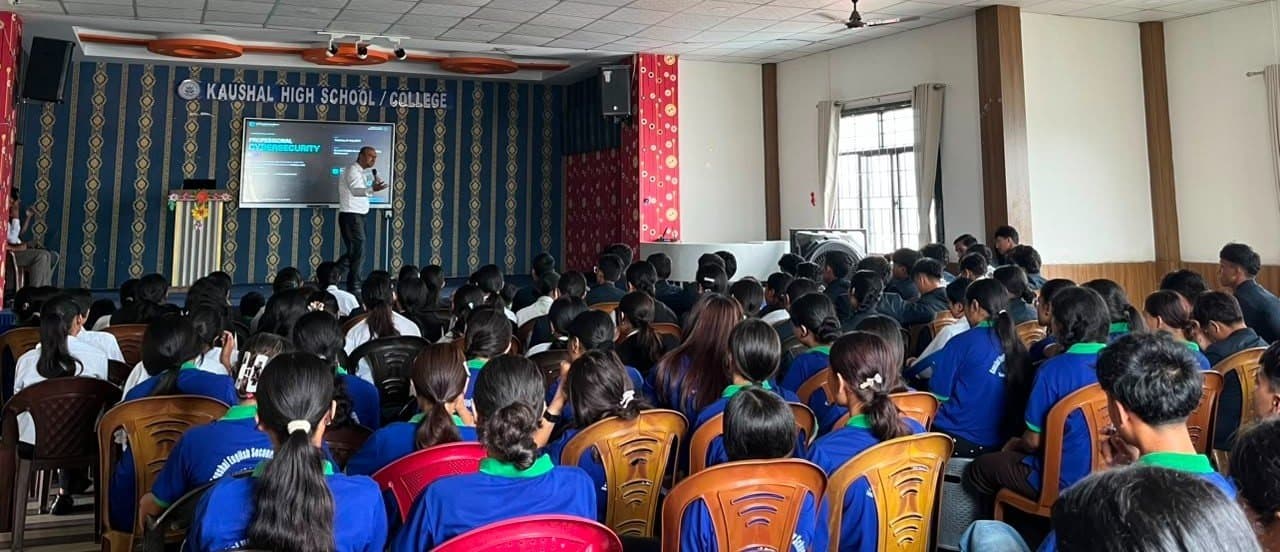 टेकपाइला इनोभेसन्सद्वारा कौशल इंलिस हाई स्कूलमा एआई र साइबर सुरक्षा सम्बन्धी विशेष सेसन सम्पन्न