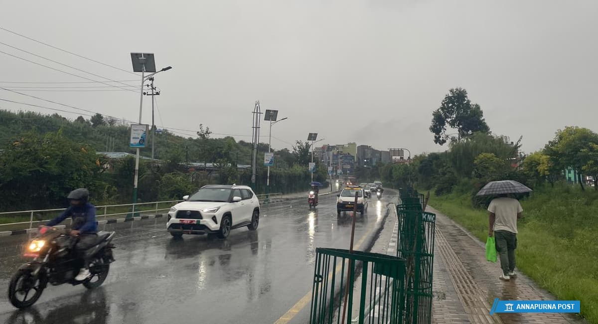 आज राति देशका यी स्थानमा हुनेछ भारी वर्षा