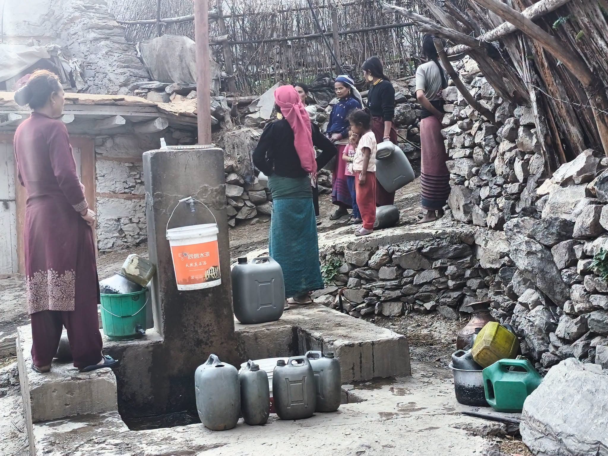 हुम्लाको श्रीनगरमा खानेपानी अभाव