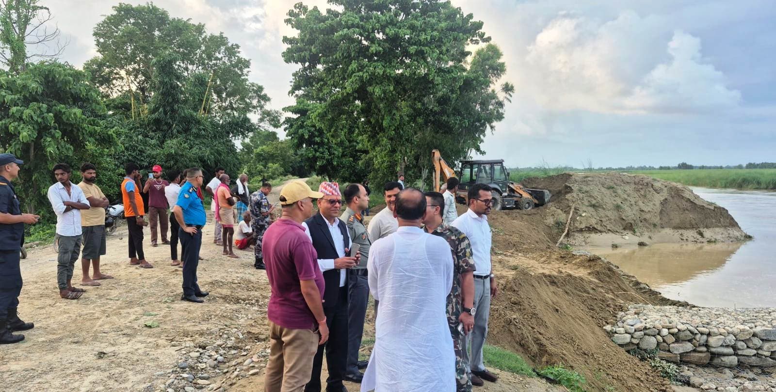 रौतहटमा वाग्मती र बकैया नदीको बाँध जीर्ण: दर्जनौँ बस्ती बाढीको जोखिममा