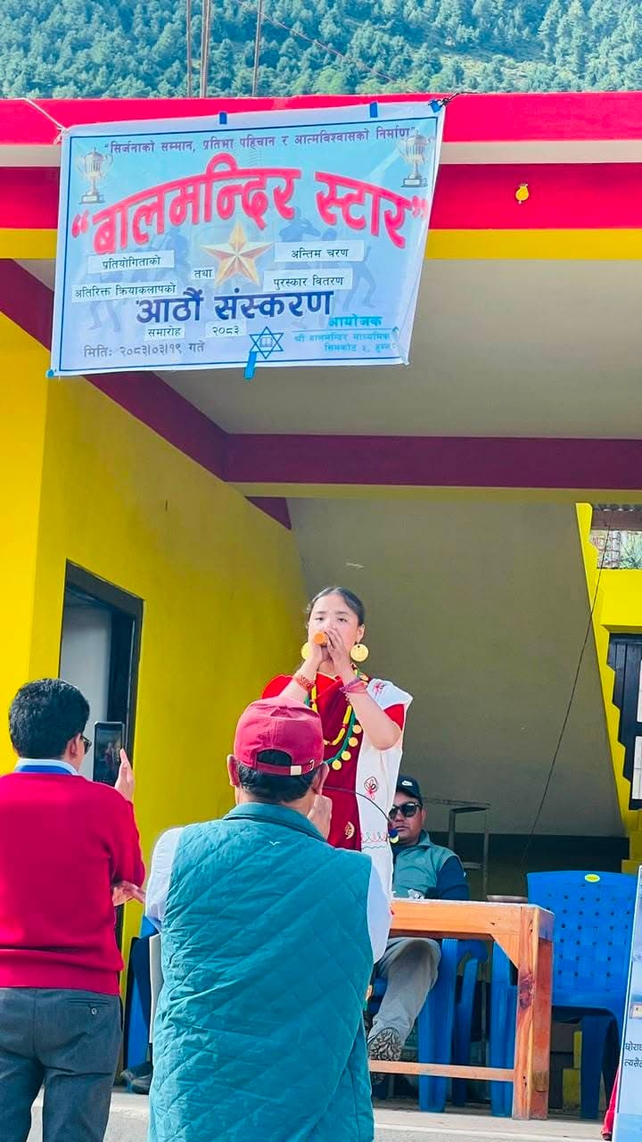 बालमन्दिर आइडलमा पुनमगर प्रथम