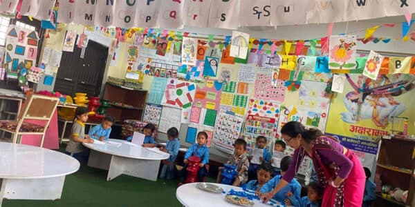 त्रिशूली बाढीले ईसीडी कक्षा तहसनहस बनाएपछि…