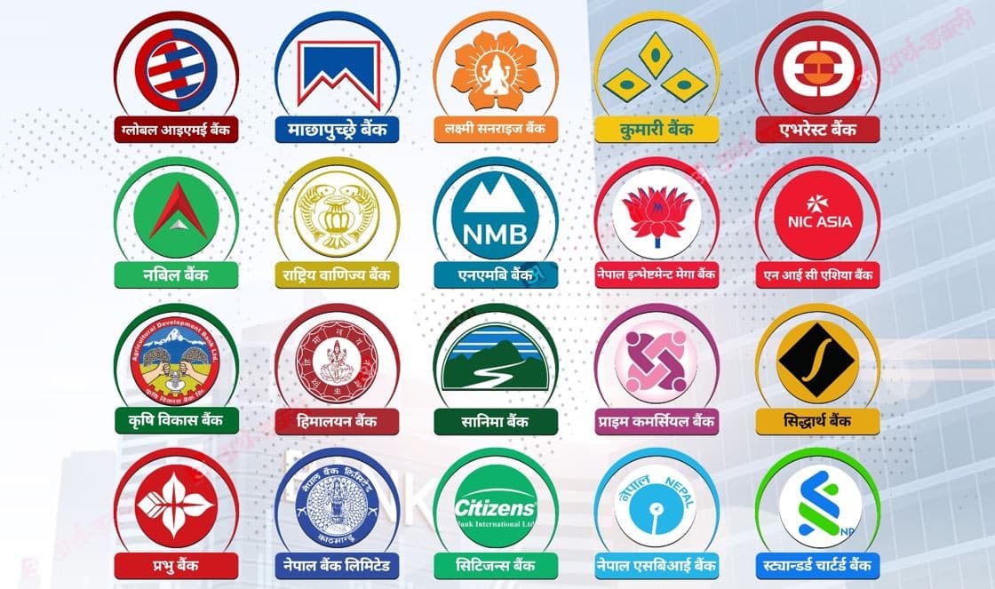 वाणिज्य बैंकहरूले साउनमा पनि घटाए ब्याजदर, कुन बैंककाे कति ?