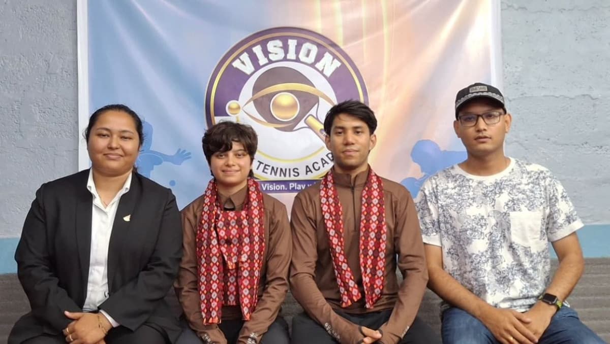 एसियाडअघि नेपालका टेबलटेनिस स्टार संयोग र योङ्गीको दक्षिण कोरियामा विशेष प्रशिक्षण