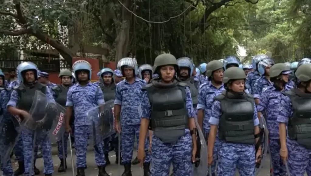 सीजेपीको संसद मार्चअघि जन्तर–मन्तरमा कस्तो छ माहोल ? तस्वीरमा हेर्नुहोस्