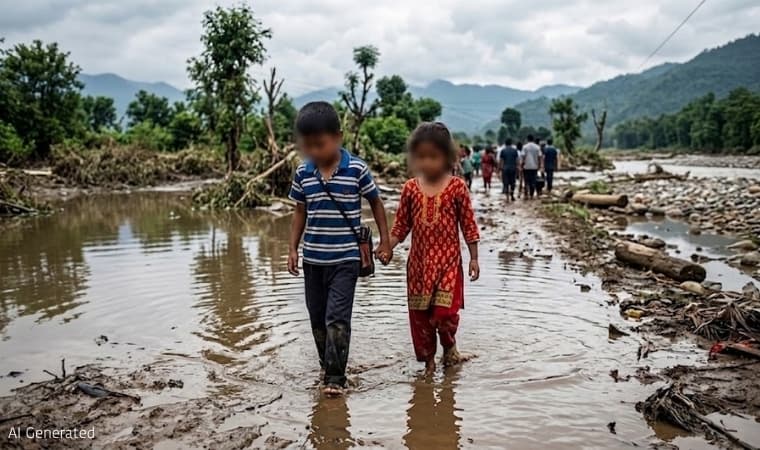 बाढी प्रभावित बालबालिकाको तस्बिर र भिडिओ सामाजिक सञ्जालमा पोस्ट नगर्न अपिल