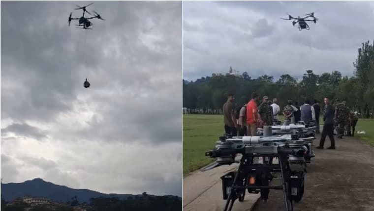 China Provides Nepal Four High-Capacity Drones to Deliver Relief in Flood-Hit Rasuwa