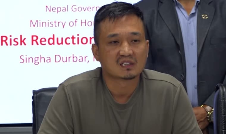 Drones With Thermal Cameras Deployed to Search Rasuwa Flood Tunnels: Home Minister Gurung