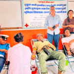 सञ्चारिका समूह नेपाल बाँके की आयोजन में ३५ लोगों ने किया रक्तदान