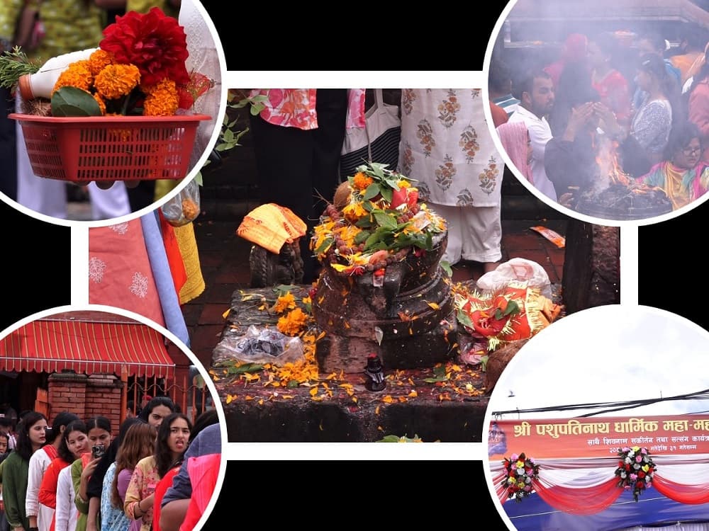 साउनको सोमवारः पशुपतिनाथमा भक्तजनलाई सहज दर्शनको सुविधा
