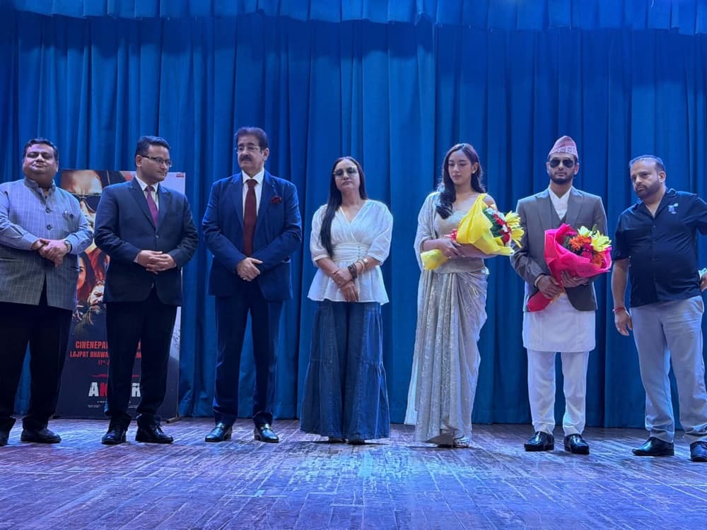 प्रदीप खड्का र आना शर्मालाई दिल्लीस्थित नेपाली राजदूतावासको विशेष सम्मान, सद्भावना दूत घोषणा