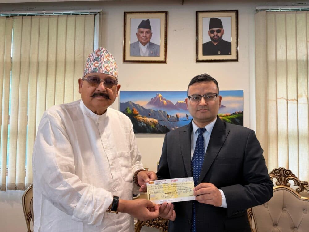 भोटेकोशी बाढी प्रभावितका लागि उत्तराखण्डका पर्यटनमन्त्रीको १० लाख सहयोग