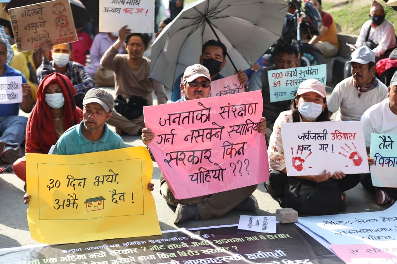 यी ६६ पालिकाका सुकुमवासी र अव्यवस्थित बसोबासीसँग अन्तिमपटक सरकारले माग्यो निवेदन