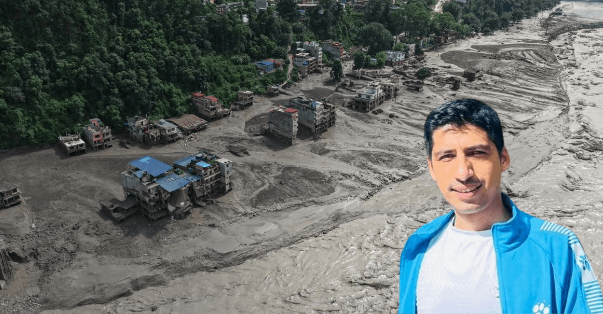 आकाशको बाटो आएको भेलले जब स्याफ्रुबेसीका बैंकरलाई लखेट्यो